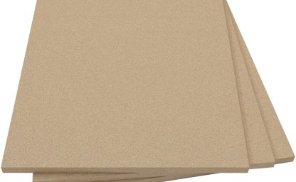 Vermiculite Board by a Barbecue: Conditions for a Sheltered Panel