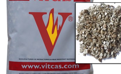 Loose Vermiculite Near an Oven Base: Cavity and Support