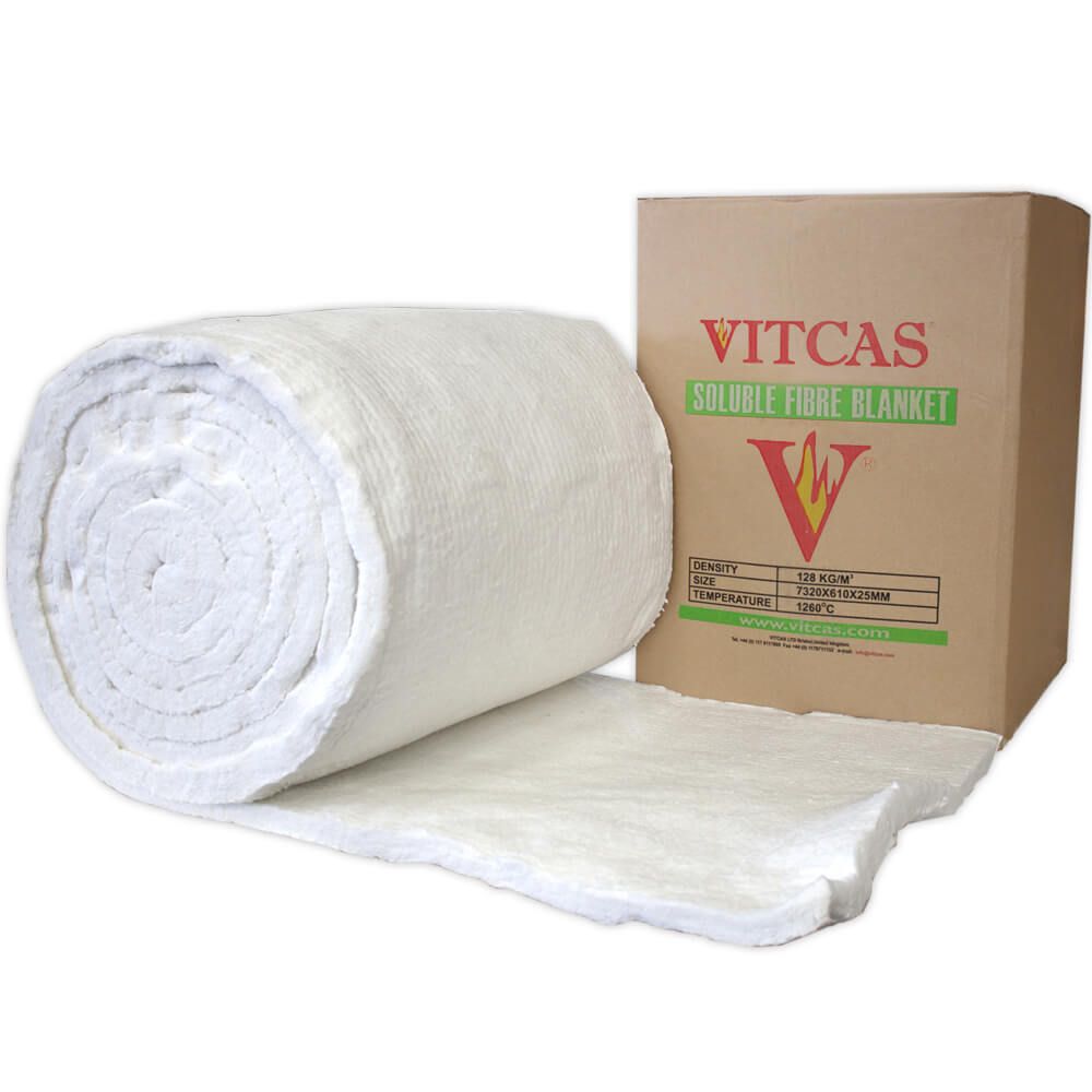 Roll of Vitcas ceramic fibre blanket
